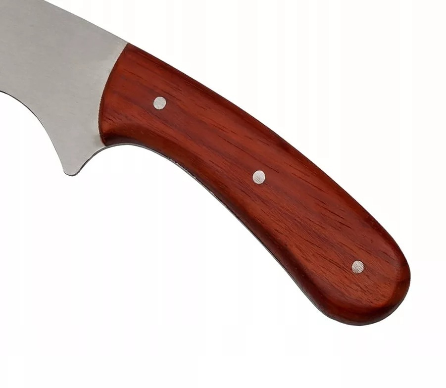 Cutit tip maceta, de vanatoare, maner ergonomic, otel inoxidabil/lemn, 51 cm, husa inclusa [4]