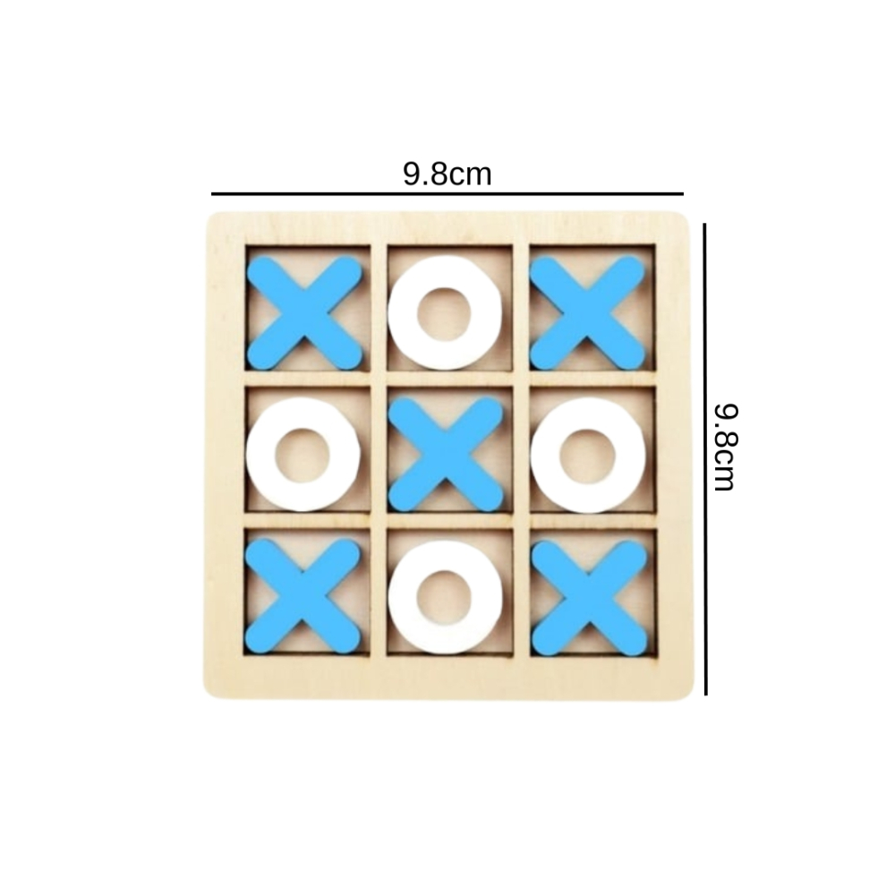 Pachet educativ din lemn pentru copii – tabla cu numere si operatii + joc X si 0 [3]