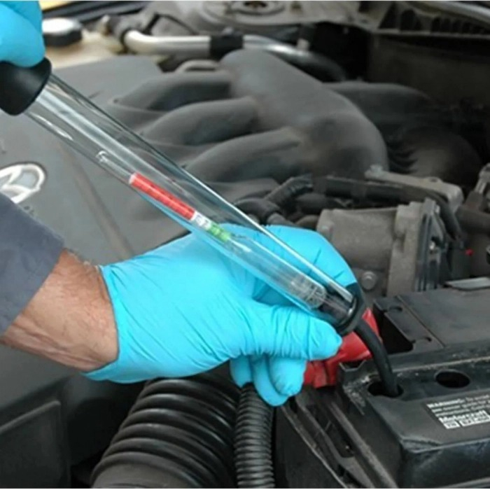 Densimetru electrolit pentru verificarea acumulatorilor auto, Negru [3]