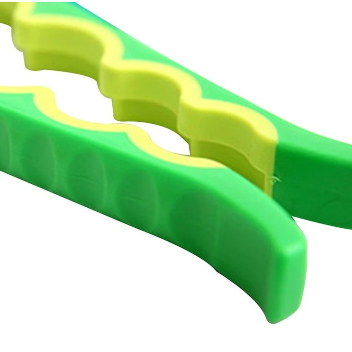 Desfacator universal pentru borcane si sticle, din plastic, verde – 4 dimensiuni, prindere anti-alunecare, esential in orice bucatarie [5]