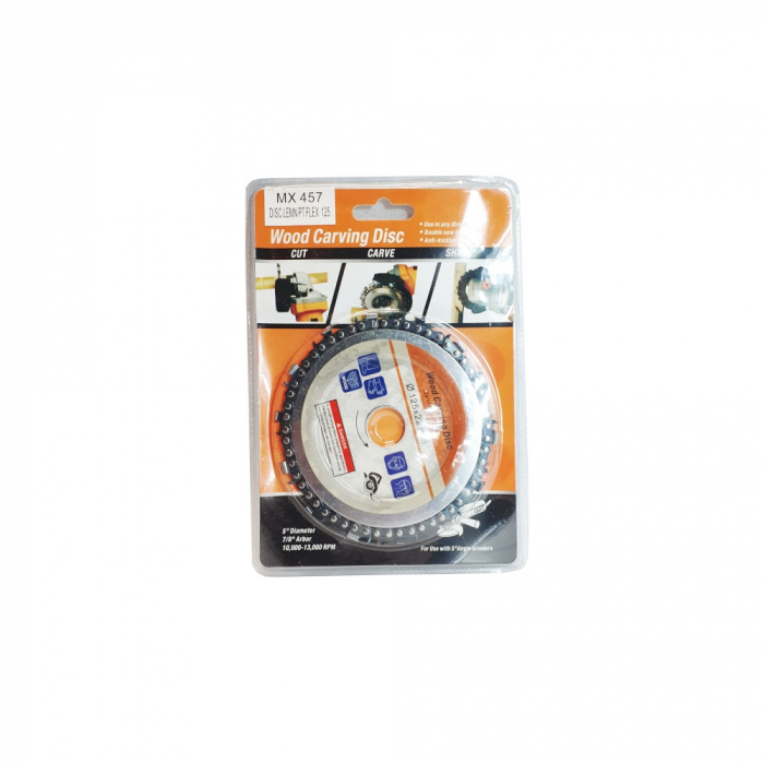 Disc cu lant pentru polizor unghiular 125 x 22, diametru 5 [2]