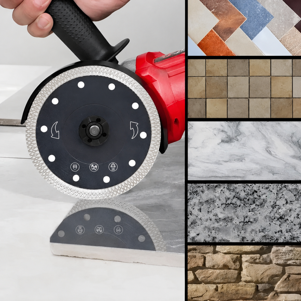 Disc diamantat continuu pentru portelan, ceramica, sticla si materiale compozite, 125 mm, grosime 1.4 mm, alezaj 22.2 mm [8]