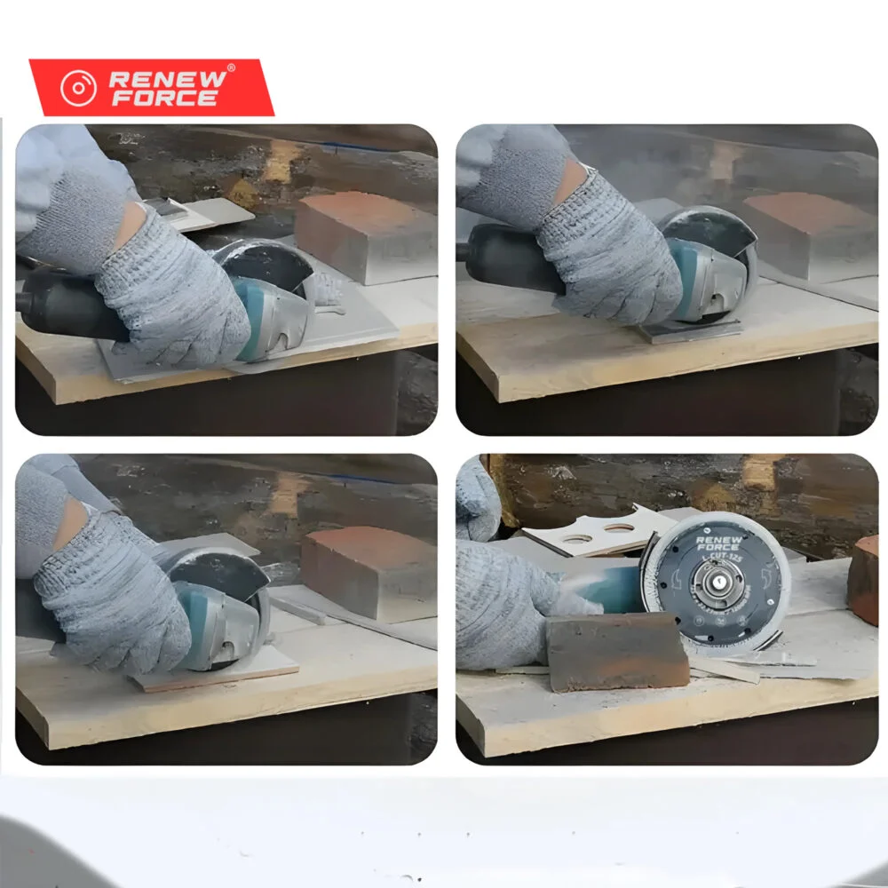 Disc diamantat continuu pentru portelan, ceramica, sticla si materiale compozite, 125 mm, grosime 1.4 mm, alezaj 22.2 mm [3]