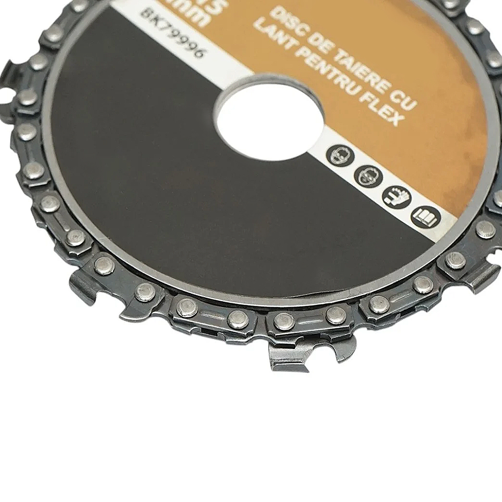 Disc flex 115 mm cu lant si 8 dinti pentru lemn, disc taiere pentru polizor unghiular, compact si eficient [2]