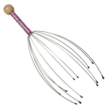 Dispozitiv de masaj capilar cu 12 brațe din metal – masaj relaxant pentru scalp, stimulare circulație și reducerea stresului [7]