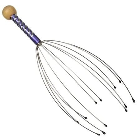 Dispozitiv de masaj capilar cu 12 brațe din metal – masaj relaxant pentru scalp, stimulare circulație și reducerea stresului [9]