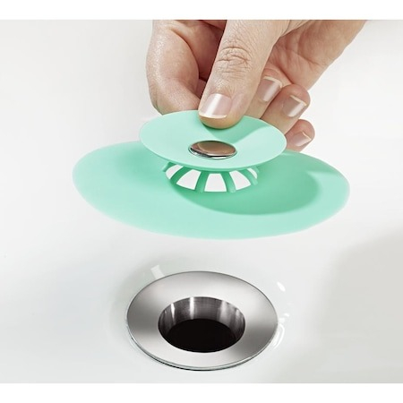 Dop chiuveta/cada din silicon, universal, rezistent la temperaturi ridicate/scazute - Verde [3]
