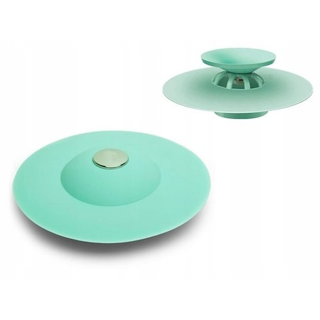 Dop chiuveta/cada din silicon, universal, rezistent la temperaturi ridicate/scazute - Verde [4]