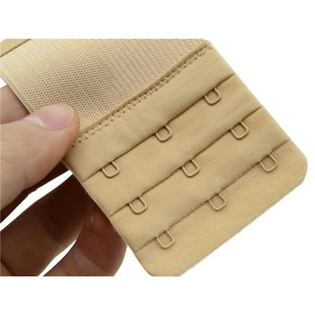 Extensie elastica pentru sutien 3x3 prinderi, 10x4 cm - Alb [4]
