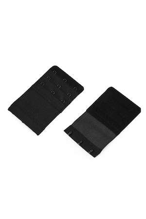 Extensie elastica pentru sutien,93L x 55l mm (3 prinderi,3 randuri) - Negru [2]