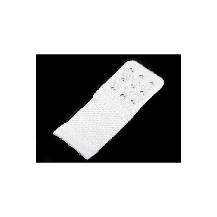 Extensie pentru sutien, 3x3 prinderi latime 3.8 cm, lungime 8 cm - Alb [2]