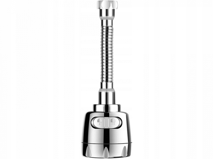 Extensie robinet flexibila 360 grade cu 2 moduri de pulverizare 17 cm lungime [4]