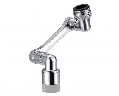 Extensie robinet, rotatie 360  , 2 moduri de pulverizare, 9.5 cm, argintiu
