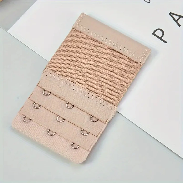 Extensori pentru sutien, set 3 bucati, 3 culori, 3 randuri de carlige, banda elastica, 5.5 x 9.7 cm, accesorii pentru marirea circumferintei sutienului [9]