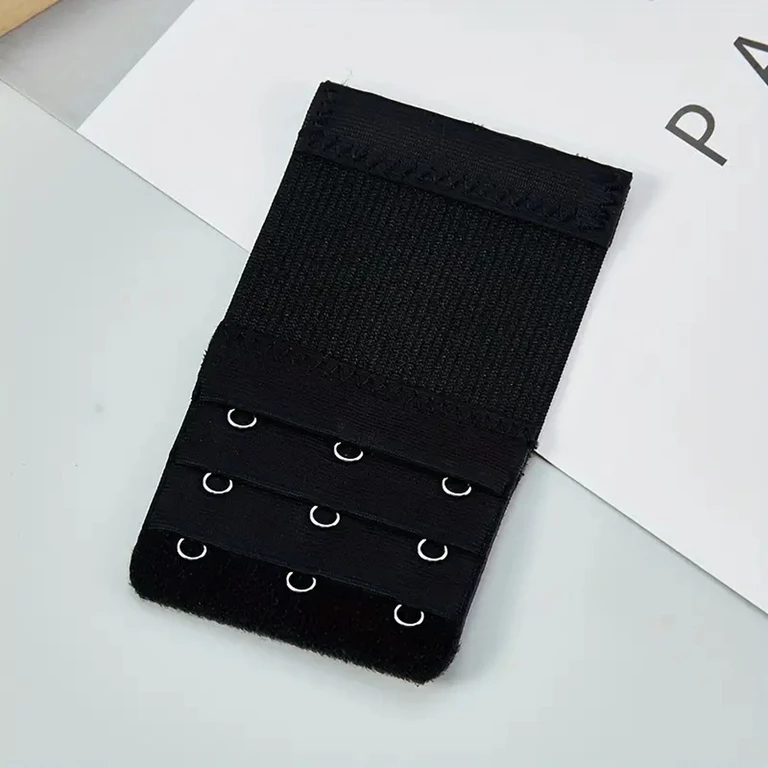 Extensori pentru sutien, set 3 bucati, 3 culori, 3 randuri de carlige, banda elastica, 5.5 x 9.7 cm, accesorii pentru marirea circumferintei sutienului [8]