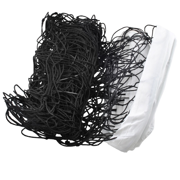 Fileu plasa pentru volei, badminton si tenis, portabil, geanta cu fermoar si maner pentru transport [9]