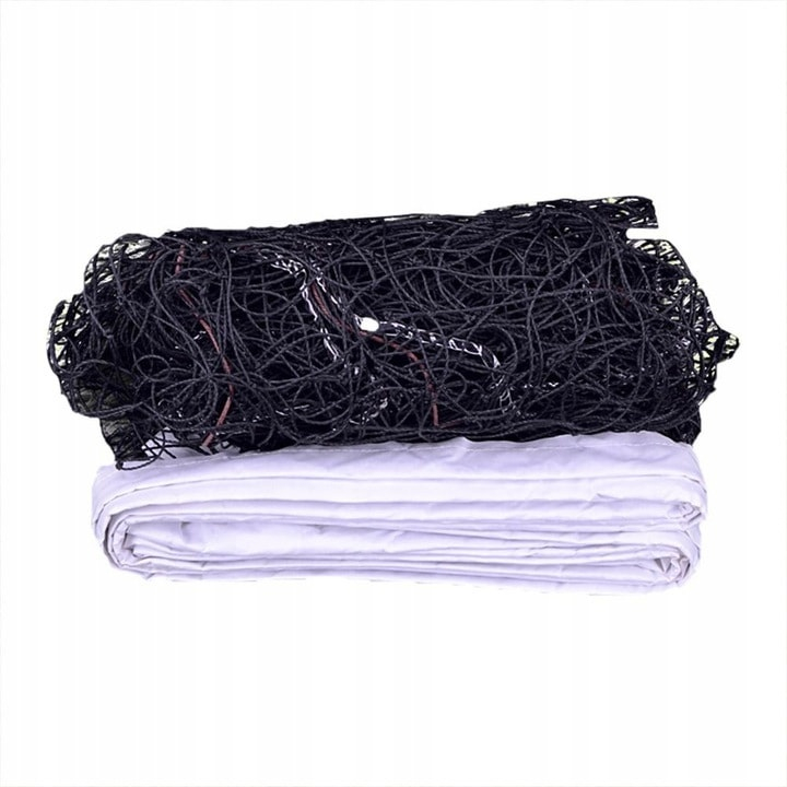 Fileu plasa pentru volei, badminton si tenis, portabil, geanta cu fermoar si maner pentru transport [5]