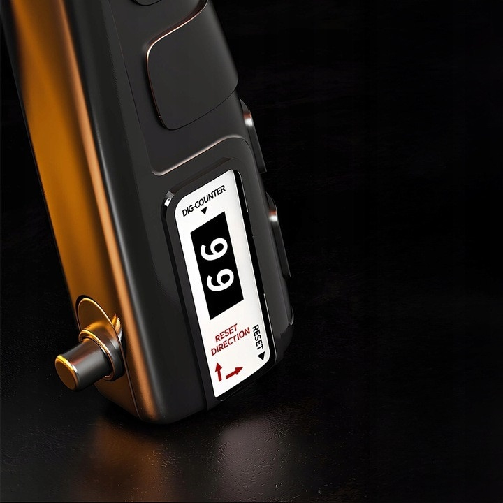 Flexor antebrat reglabil 5-60 kg, contor repetari, maner ergonomic antiderapant, otel, 16 x 9 x 2 cm, negru [10]