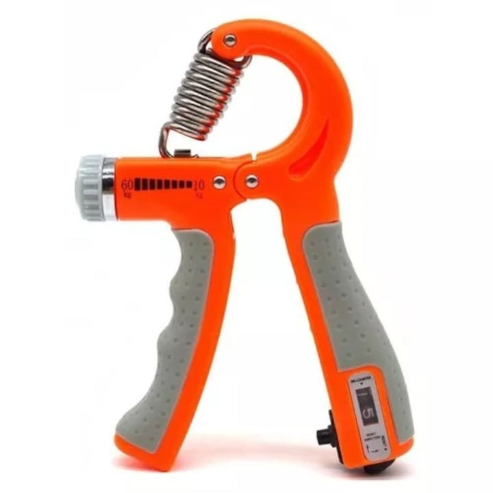 Flexor reglabil 10-60 kg,contor electronic, pentru antrenamentul incheieturilor si antebratului - Portocaliu [2]