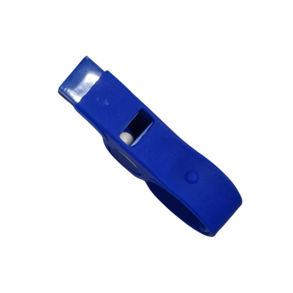 Fluier sport cu prindere pe mana, bratara silicon, sunet puternic, plastic rezistent, albastru [3]