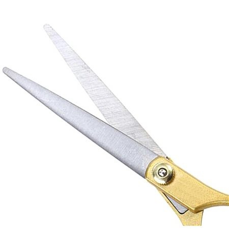 Foarfeca de tuns, otel inoxidabil, lungime 16 cm, auriu [12]