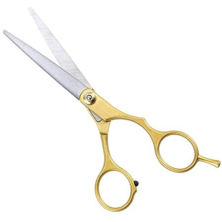 Foarfeca de tuns, otel inoxidabil, lungime 16 cm, auriu [1]