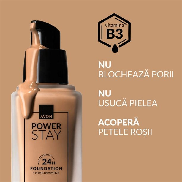 Fond de ten Power Stay 24-Hour, Nuanța:228G Nude [2]