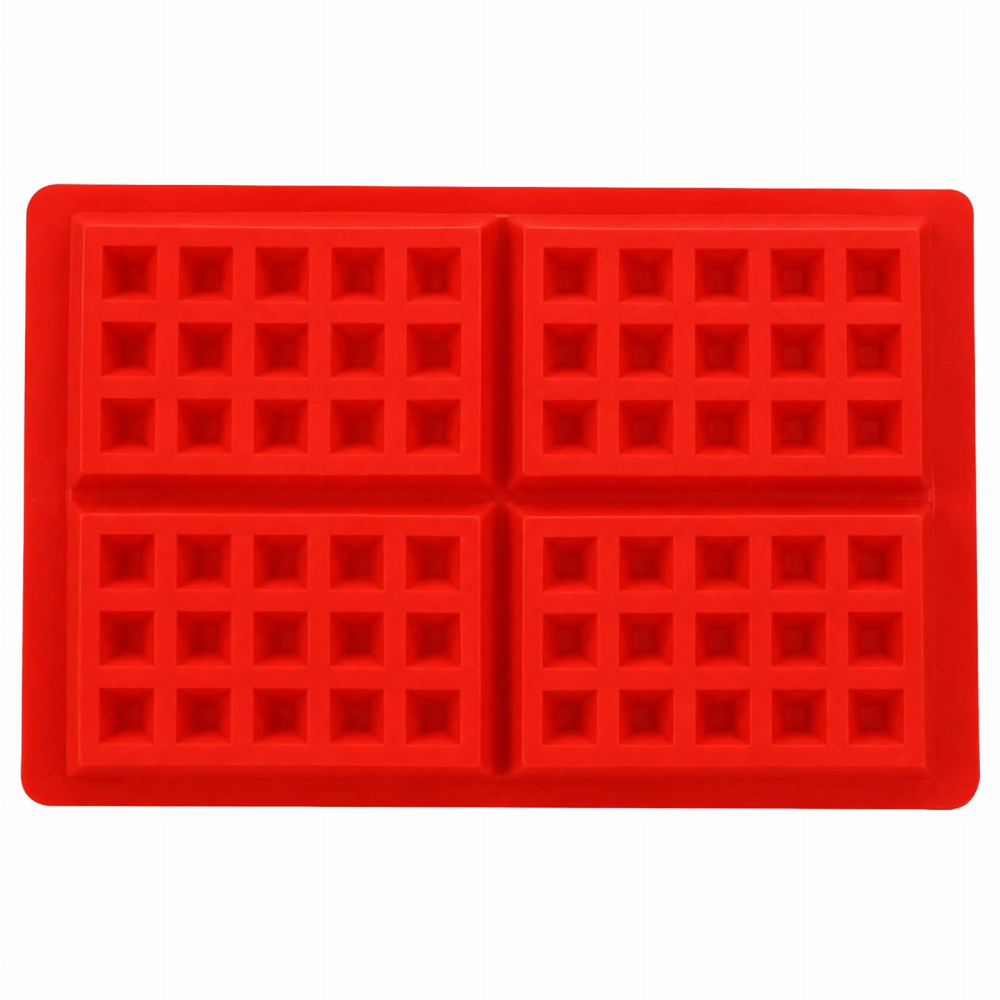 Forma Silicon Waffle Rosie, 27,7 x 18,4 cm, pentru 4 Gofre Dreptunghiulare [7]