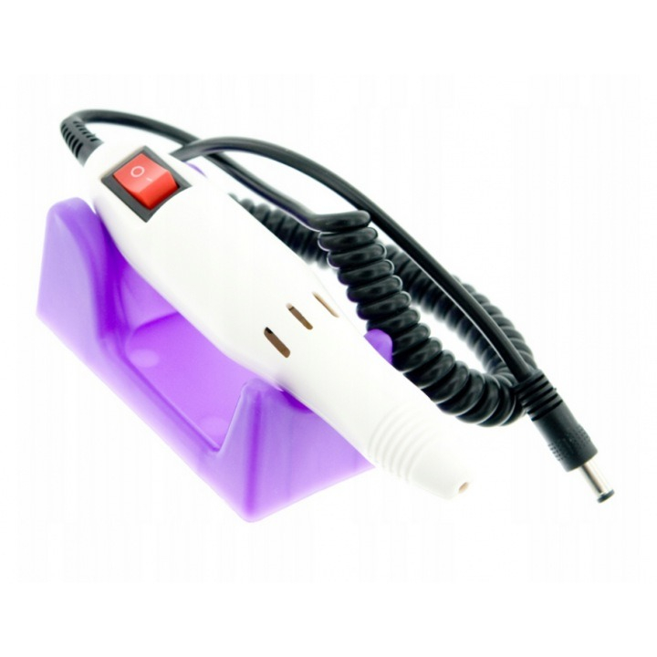 Freza pentru unghii, manichiura sau pedichiura, viteza reglabila, 20000 rpm, 6 inele abrazive, 6 capete de freza, 10 W [7]