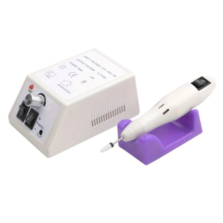 Freza pentru unghii, manichiura sau pedichiura, viteza reglabila, 20000 rpm, 6 inele abrazive, 6 capete de freza, 10 W [10]