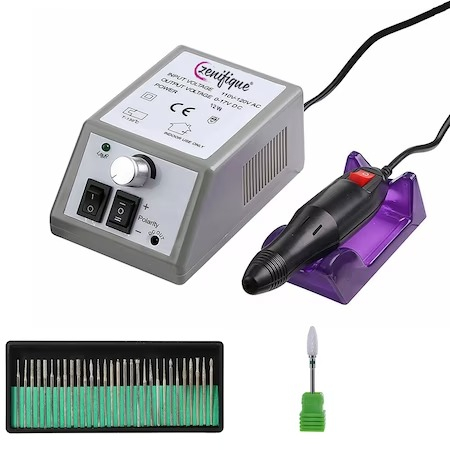 Freza unghii electrica,profesionala,20.000 RPM, 37 capete de slefuire incluse [2]