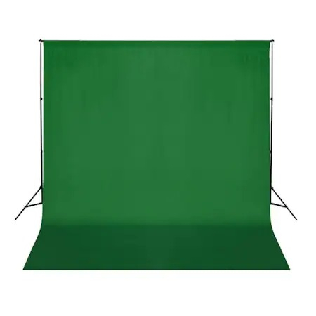 Panza fundal studio,din bumbac,chroma-key,dimensiune 300x300 cm - Verde [2]