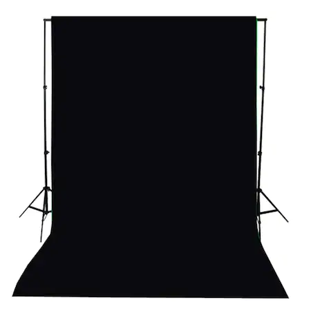 Fundal foto studio,panza din bumbac,dimensiune 300x300 cm - Negru [3]