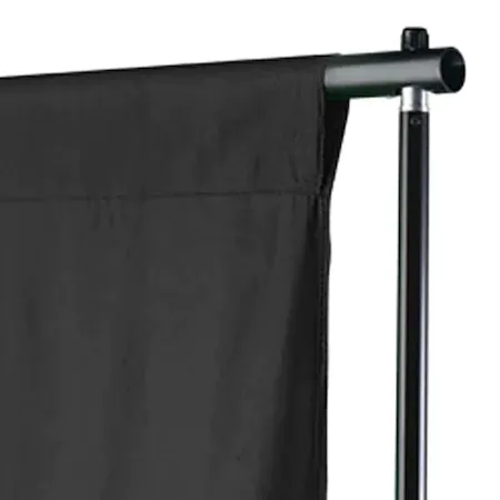 Fundal foto studio,panza din bumbac,dimensiune 300x300 cm - Negru [4]