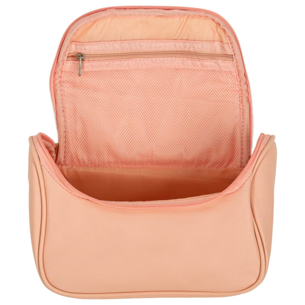 Geanta cosmetica, pentru calatorii, PVC, 23 x 13 x 17 cm, roz [5]