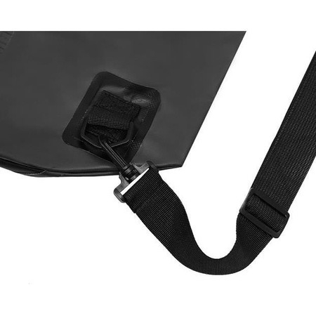 Geanta/rucsac camping, impermeabila, curea umar, PVC, negru, 20 L, 37x55.5 cm [6]