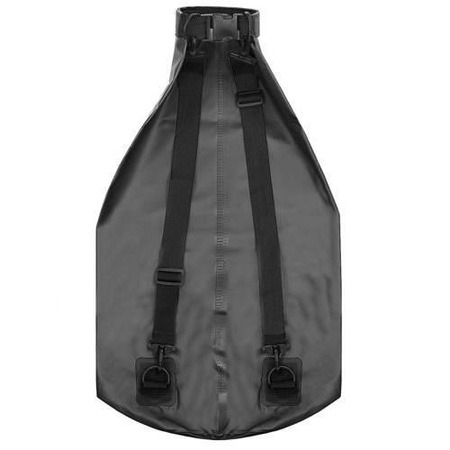 Geanta/rucsac camping, impermeabila, curea umar, PVC, negru, 20 L, 37x55.5 cm [7]