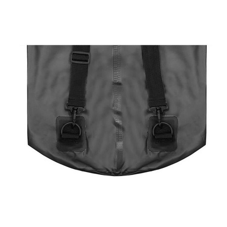 Geanta/rucsac camping, impermeabila, curea umar, PVC, negru, 20 L, 37x55.5 cm [8]