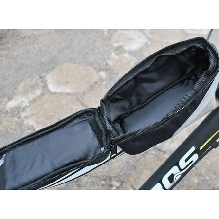 Geanta de telefon pentru bicicleta,forma dreptunghiulara,19x9,5x9 cm - Negru [8]