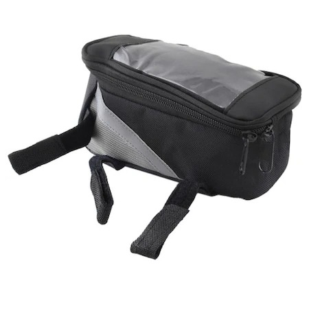 Geanta de telefon pentru bicicleta,forma dreptunghiulara,19x9,5x9 cm - Negru [7]