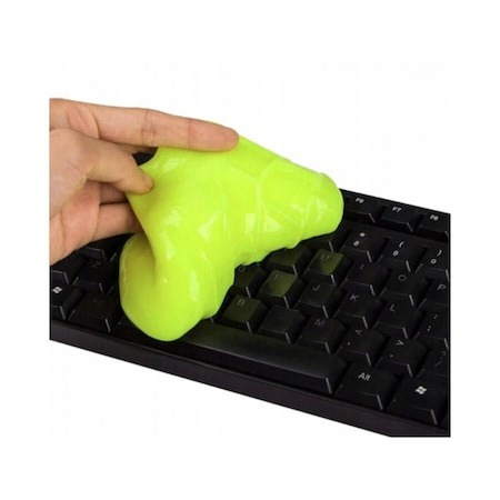 Gel elastic pentru indepartarea murdariei si a prafului din locatii greu accesibile, Galben [5]