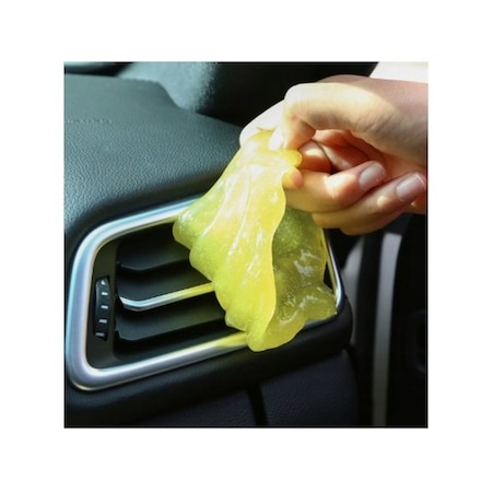 Gel elastic pentru indepartarea murdariei si a prafului din locatii greu accesibile, Galben [3]