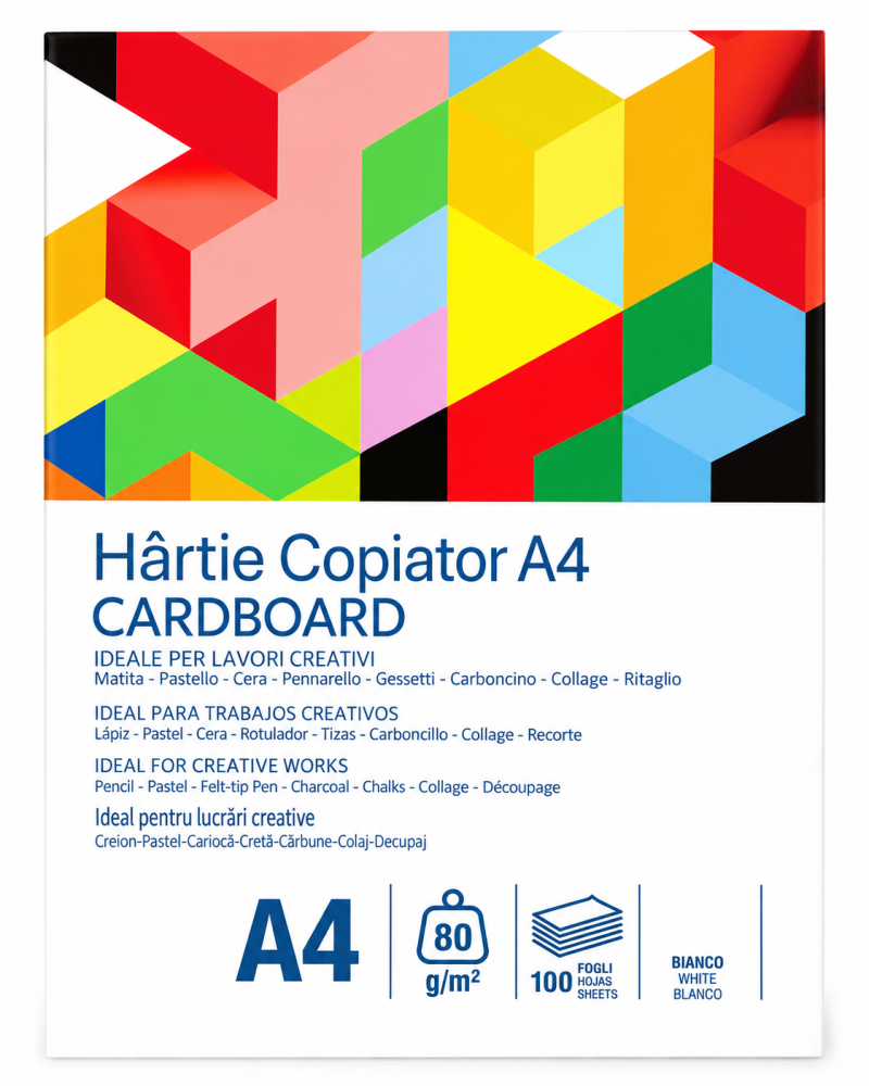 Hartie copiator alba A4 210 x 297 mm, 80 g/mp, top 100 coli [2]