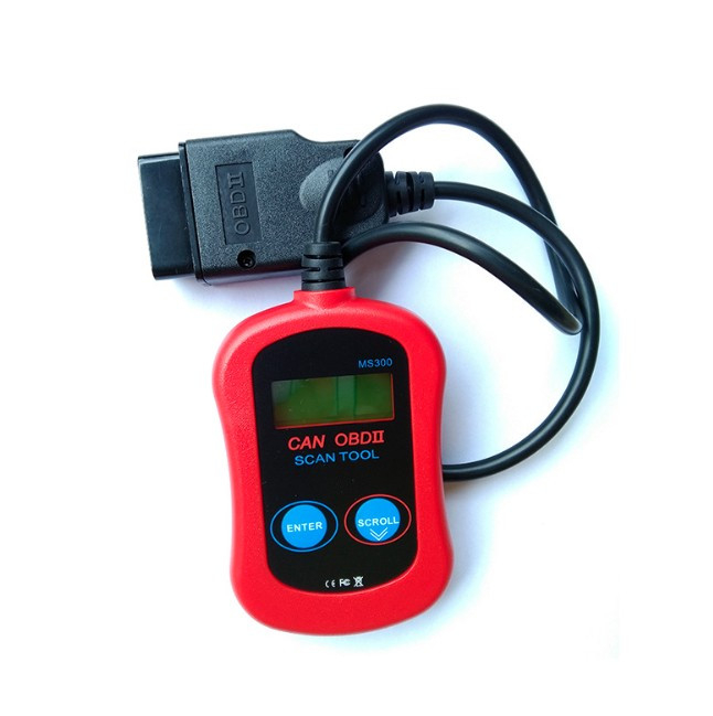 Interfata diagnoza auto profesionala, OBD2 MaxiScan 300 - Rosu/Negru [3]