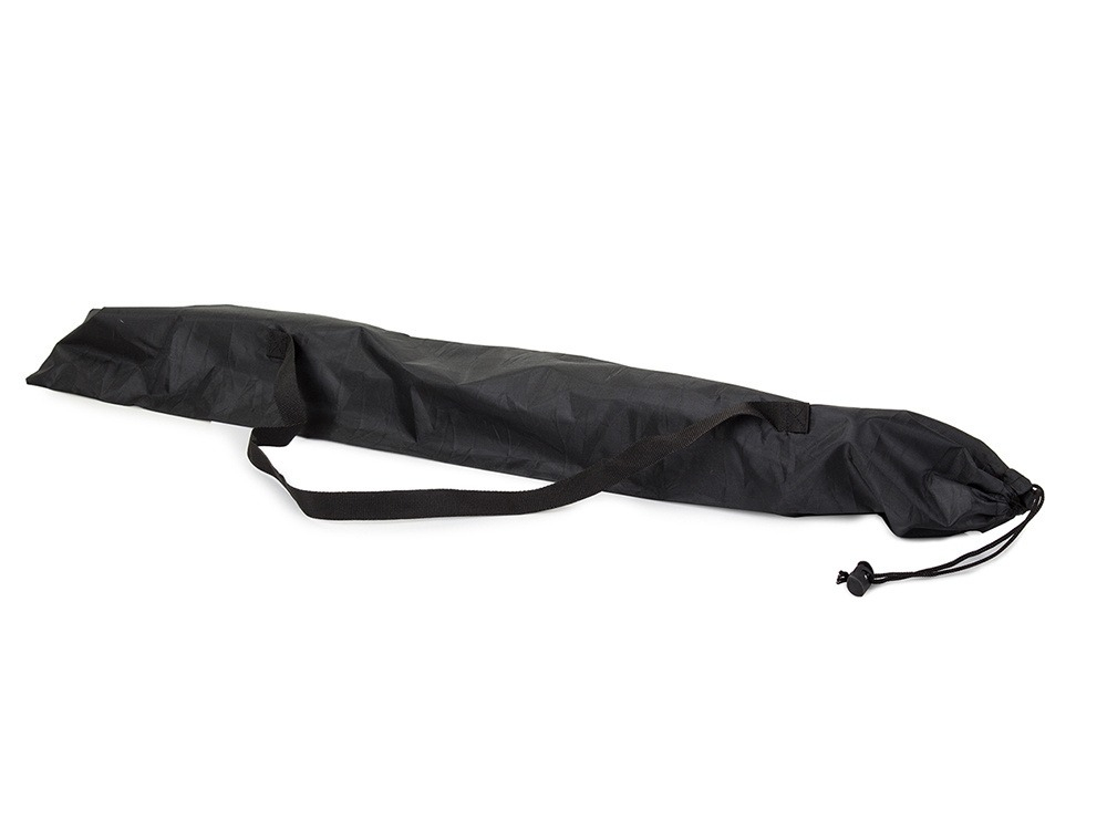 Husa pentru bete de trekking, inchidere cu snur, nylon, 70 x 12 cm, negru [3]