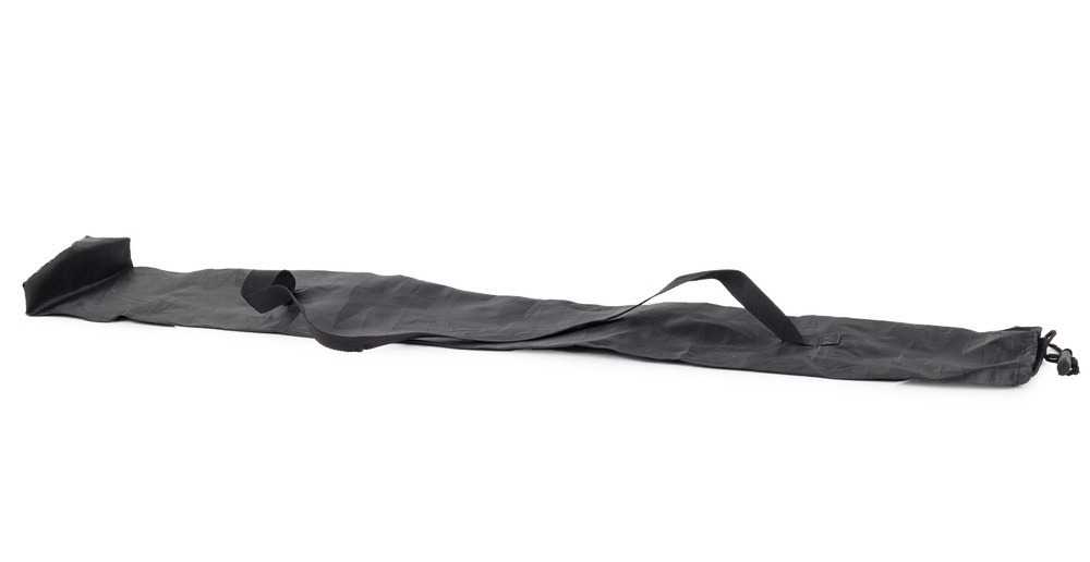 Husa pentru bete de trekking, inchidere cu snur, nylon, 70 x 12 cm, negru [2]