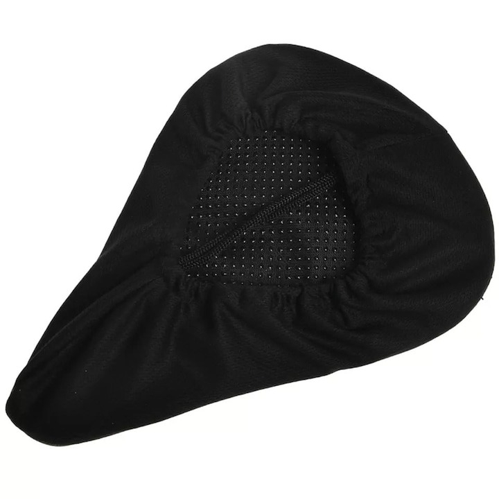 Husa pentru sa de bicicleta, 19.4 x 9.7 cm, nailon, negru [6]
