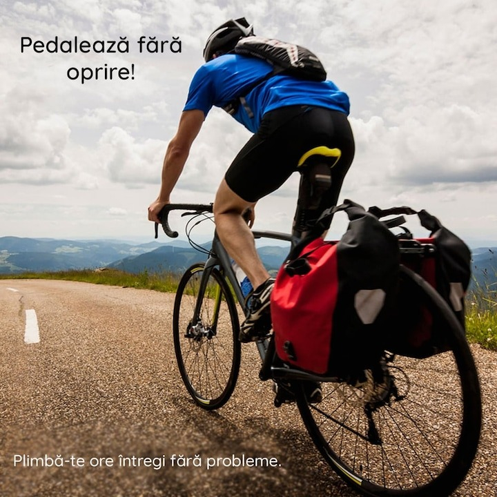 Husa pentru sa de bicicleta, 19.4 x 9.7 cm, nailon, negru [3]
