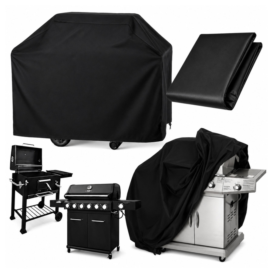 Husa protectie gratar neagra 145 x 61 x 117 cm, prelata impermeabila [3]