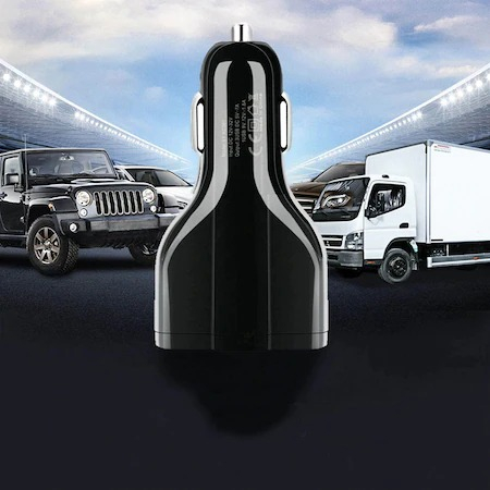 Incarcator auto 12V-24V, 3x USB cu incarcare rapida - Negru [3]